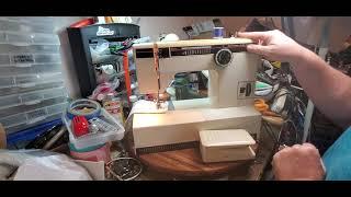 Montgomery Wards UHt-J1943 Sewing Machine Demonstration