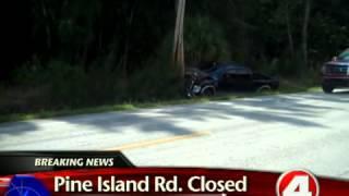 Pine Island Road in Cape Coral closed after crash