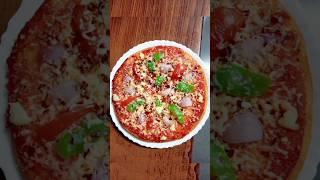 pizza recipe #readymade base pizza recipe #youtubeshorts  #shorts #viral #Rutuja Recipes