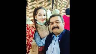 Aiman Khan & Minal Khan With Father New Latest Trend Tik tok video #aiman_khan #minal_khan #shorts