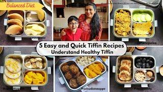 5 Easy Kids Tiffin recipes | Healthy and Tasty | #doracake #uttapampan #appe