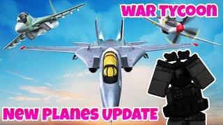 *NEW* Planes Update In War Tycoon!!! | Roblox