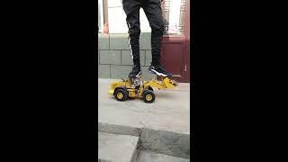 China-made RC model loader can withstand one person's weight