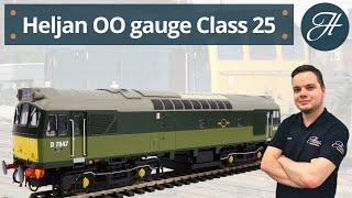 Heljan OO gauge Class 25 - New Model Preview