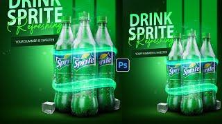 Sprite Poster Design | تصميم ملصق سبرايت