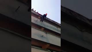 Nepal Armed Police Force  Rope Climbing Practice