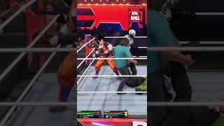GOKU DOES A KMEHAMEHA TO ROBOCOP! WWE 2K25