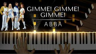 ABBA: Gimme! Gimme! Gimme! (A Man After Midnight) | piano cover + sheets