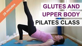 Glutes strengthening and upper body stretching | Pilates Live