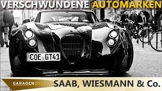 Verschwundene Automarken - Saab, Wiesmann & Co.: Wo sind sie geblieben? | Garagengold