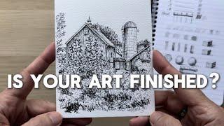 HOW TO KNOW WHEN YOUR ART IS FINISHED (7 Tips)