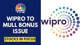 Wipro Gains In Trade As It Is Set to Consider Bonus Issue Along With Results On Oct 17 | CNBC TV18