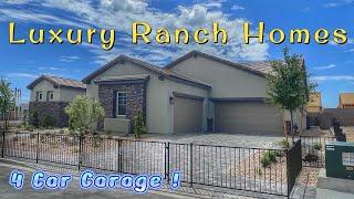 Luxury Ranch Homes For Sale - Pool Casita Opt. - 4 Car Garage  Homestead Ranch Century Communities