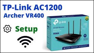 HowTo Setup TP-Link AC1200 Archer VR400 VDSL/ADSL Modem | TP-Link VR400 Setup , #horizoninfotech