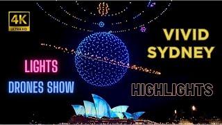 [4K] THE BEST OF VIVID SYDNEY HIGHLIGHTS |  SYDNEY AUSTRALIA TV