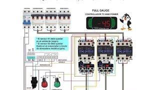 eres técnico de refrigeración o aire acondicionado debes conocer este circuito de control