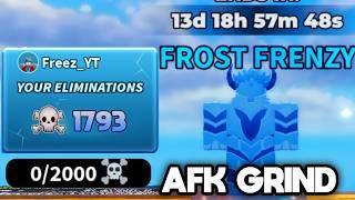 How To AFK KILLS Fast In The New Frost Frenzy EVENT (Blade Ball)