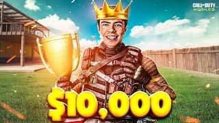 THE $10,000 BATTLE ROYALE TOURNAMENT in COD MOBILE...