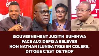 DELKAS GOUVERNEMENT J  SUMINWA FACE AUX DEFIS A RELEVER HON NATHAN ILUNGA très en colère,trop c trop