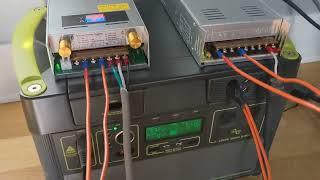 Goal Zero Yeti 1400 - Rapid charging/High input charging (600 watt) with 3 parallel power supplies