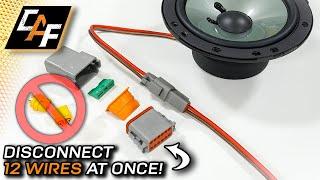 Quick disconnect FULL Car Audio System - Deutsch style connectors