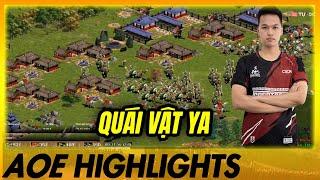 30 nghìn khán giả NÍN THỞ chờ Chim Sẻ HÓA CHÉM VÀNG | AoE Highlights #aoe