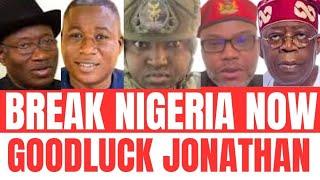 GOOD NEWS! FORMER PRESIDENT JONATHAN SPEAKS ,,, BREAK UP,,, YORUBA NATION,, BIAFRA,, AARE TINUBU