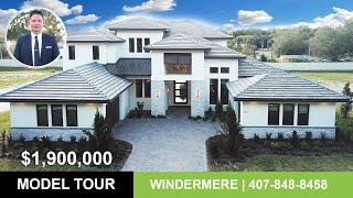 SOLD. Windermere Luxury Model Tour | Montalcino Model $1,900,000 | Arthur Rutenberg | Orlando Homes