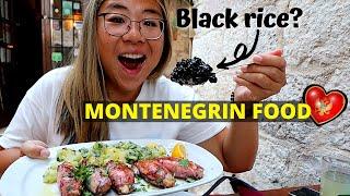 We ate SQUID INK! Eating authentic Montenegrin food in Kotor, Montenegro (food tour + travel guide)