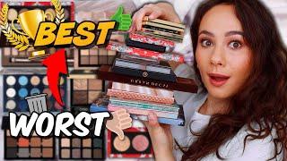 I RANKED 14 NEW HOLIDAY PALETTES FROM WORST TO BEST!!