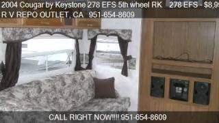 2004 Cougar by Keystone 278 EFS 5th wheel RK    278 EFS 278E