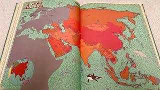 ASMR: Exploring Asia to Africa (beautiful maps)