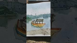 Sketching Mutun Beach Lampung #urbansketch #urbansketching #urbansketch