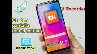 Grabar pantalla con VRecorder