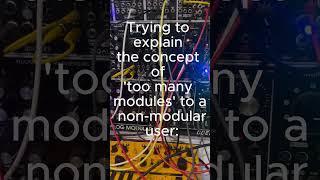 Only modular users will understand how deep that wisdom is. #eurorack #modularsynth #dawless