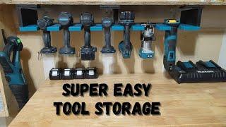 Super Easy Cordless Tool Storage | Makita