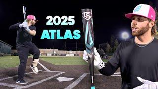 Hitting with the 2025 Louisville Slugger ATLAS | BBCOR Baseball Bat Review