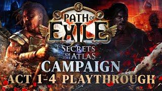 Explaining EVERYTHING in Path of Exile - Melee Leveling [Acts 1-4]