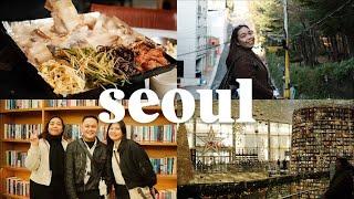 seoul vlog pt. 1, gangnam, starfield, coex mall, gwangjang market, han river, autumn, korean food