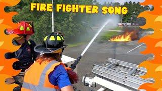 Fire Rescue Song for Kids | Handyman Hal Kid Songs Fire Truck