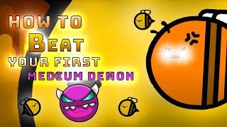 How to Beat Your First Medium Demon! (Geometry Dash B, 2.2)