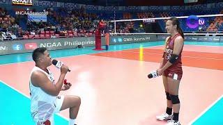 NCAA Season 98: Regine Arocha gets a surprise wedding proposal from her boyfriend Rey Taneo