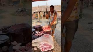 PORK MEAT MARKET IN NEPAL full video link#shorts#porkcutting#nepalimarket#nambindb #