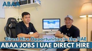 All About “ABAA JOBS DIRECT HIRE UAE” Group