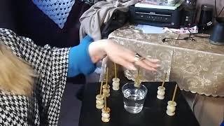 Убрать порчу через 7 свечей, соль и воду. #чистка #смыть_порчу