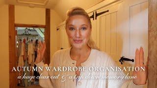 HOW I ORGANISE MY WARDROBE | HUGE CLEAR OUT, AUTUMN WARDROBE SWITCHOVER & A TRIP DOWN MEMORY LANE