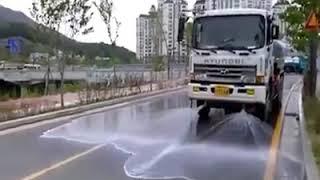 Wall cleaner Footpath cleaner avesam Road cleaner machine Road cleaning in fast timing Road saaf kar