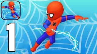 Web Master: Stickman Superhero - Gameplay Walkthrough Part 1 Heroic Stickman (Android,iOS)