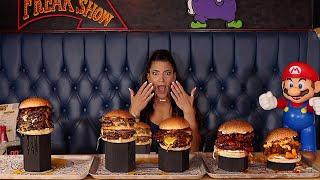 THE UNDEFEATED 'ATLAS BURGER CHALLENGE' | @LeahShutkever