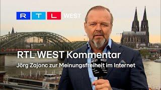 RTL WEST Kommentar: Jörg Zajonc zu Meinungsfreiheit im Netz | RTL WEST, 08.10.2024